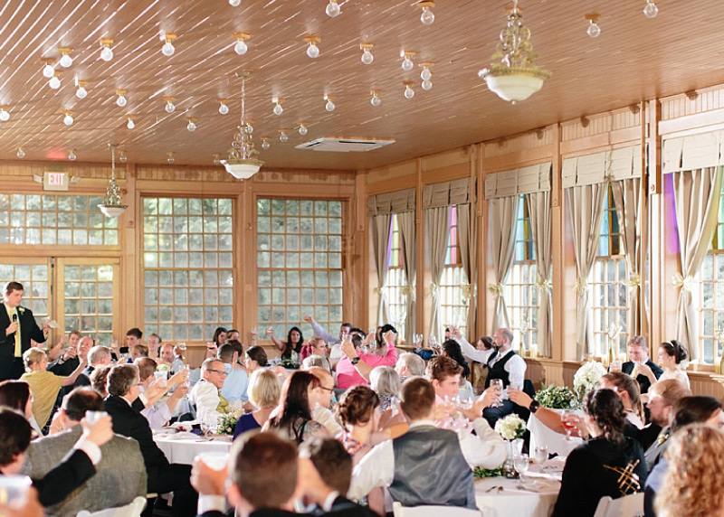Basin Park Wedding Venue with Guests